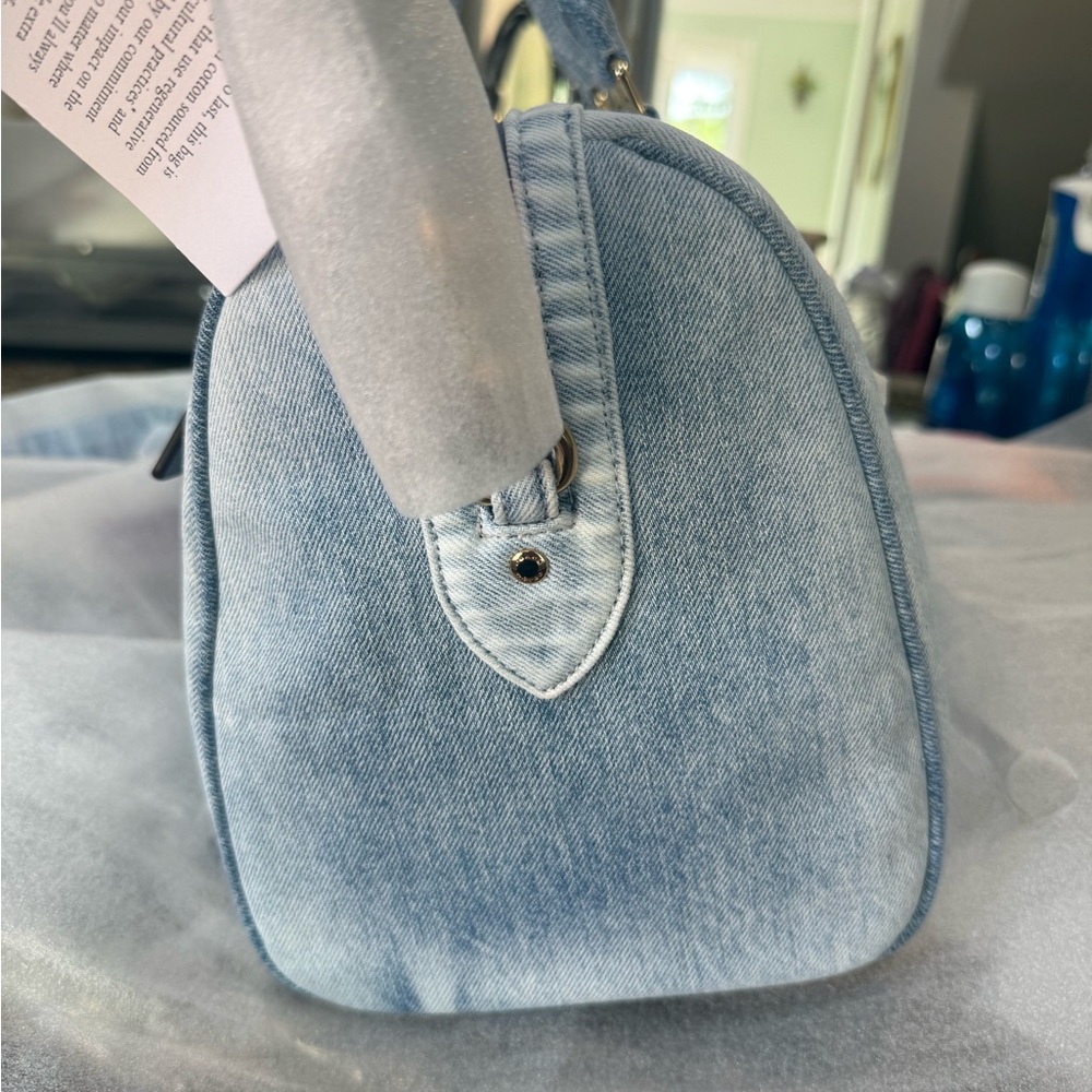 Coach Loved Denim Large Rowan Satchel AS SHOWN!! - Picture 7 of 10